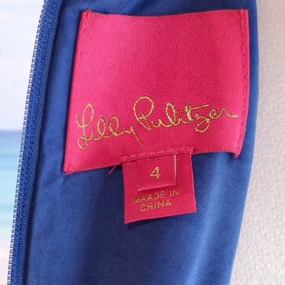 ☀️LIKE NEW Lily Pulitzer mini dress/romper ☀️Size 4 - Picture 6 of 6